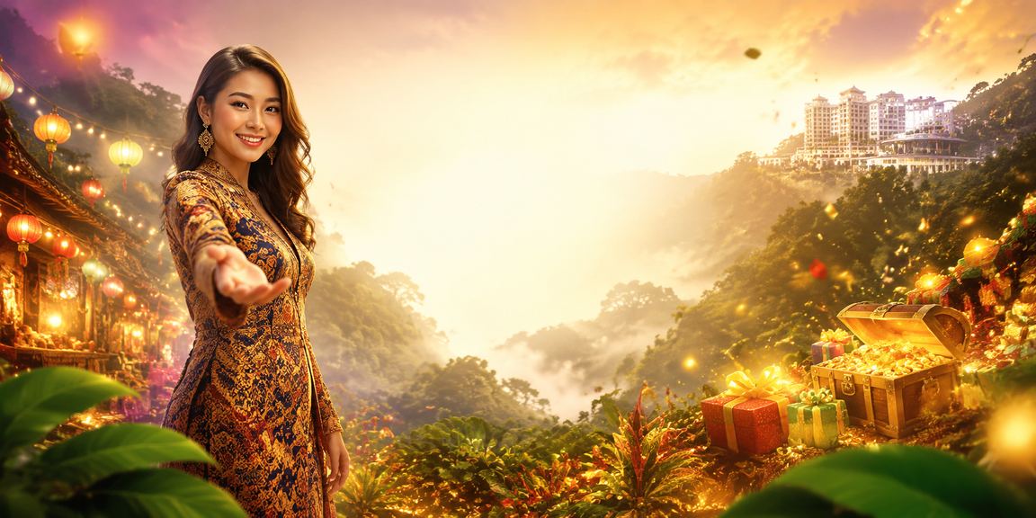 Suasana meja baccarat kasino di Genting Highlands dengan sentuhan batik Malaysia mpo2121