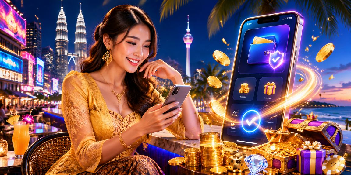 Pengguna Malaysia menikmati platform kasino mudah alih mpo2121 bergaya kebaya di Kuala Lumpur